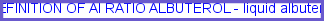 Albuterol with atrovent